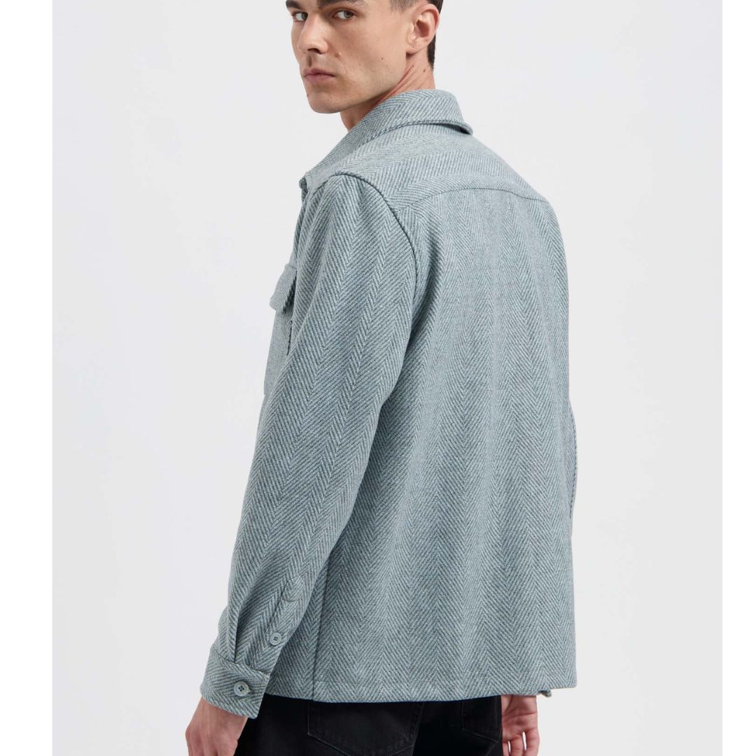 Law of the Sea pine Green Optica heren shirt
