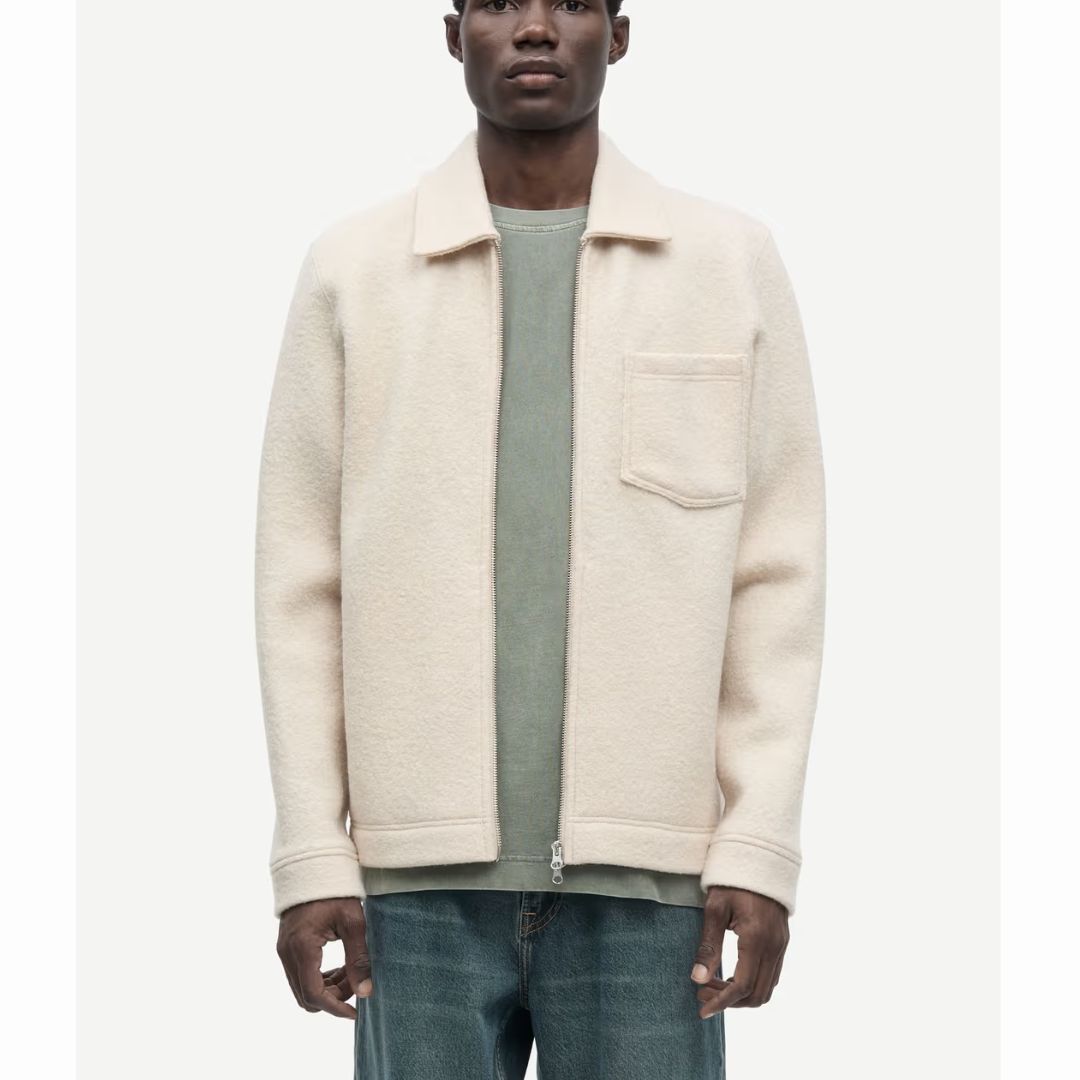 Samsoe Samsoe oatmeal Hannis fill zip 14612