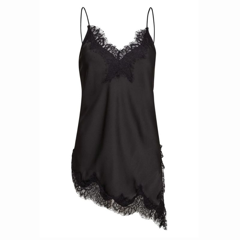 Haute L'Amitié Black Naomi Asym Lingerie Top