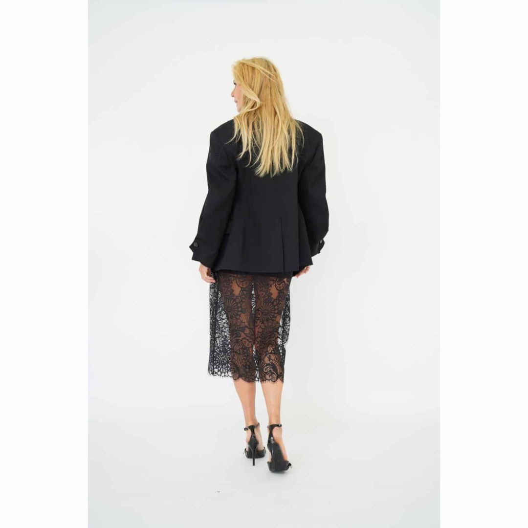 Est'Seven Black Naira Skirt