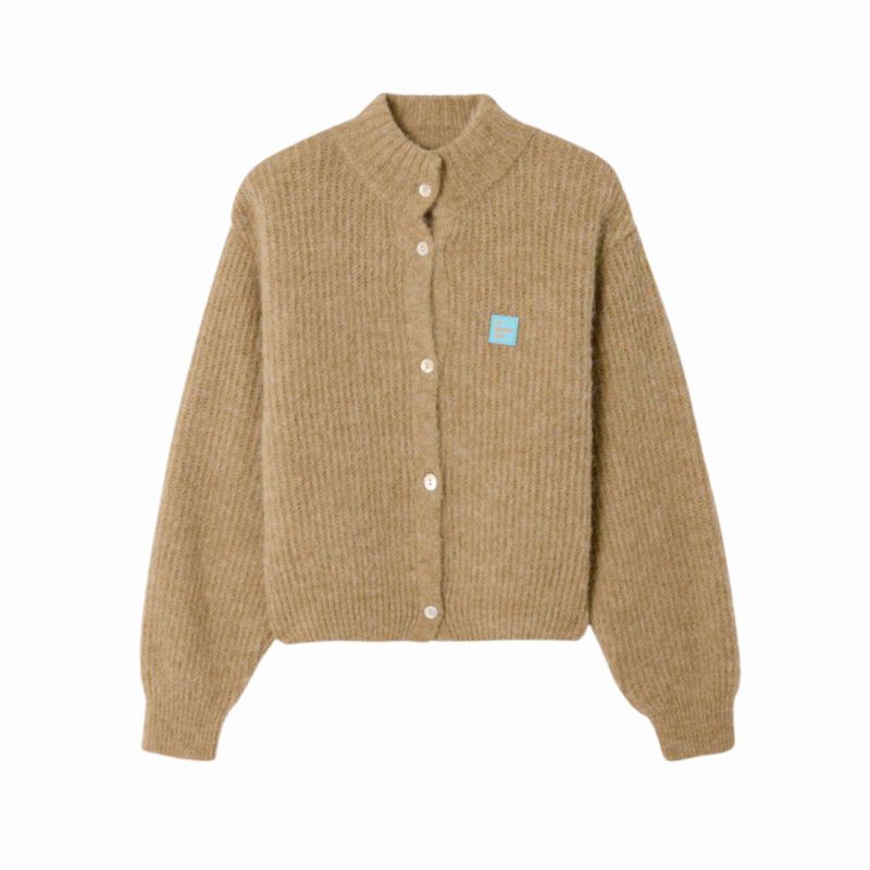 American Vintage Sand Melange Dames Cardigan East