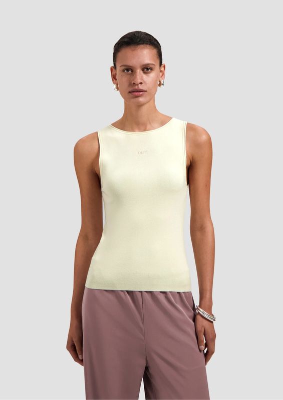 OLAF off White Retro logo sleeveless knit