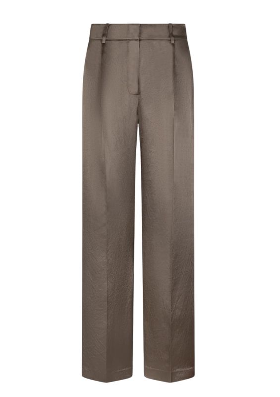 Dante6 Olive Stone Jules satin smart pants