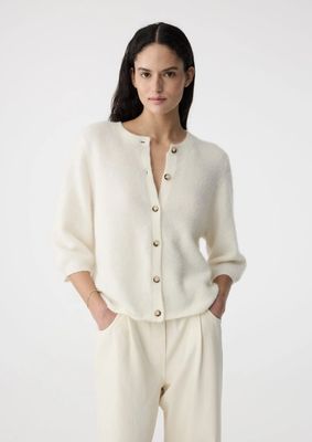 Knit-ted Off White Meg Cardigan