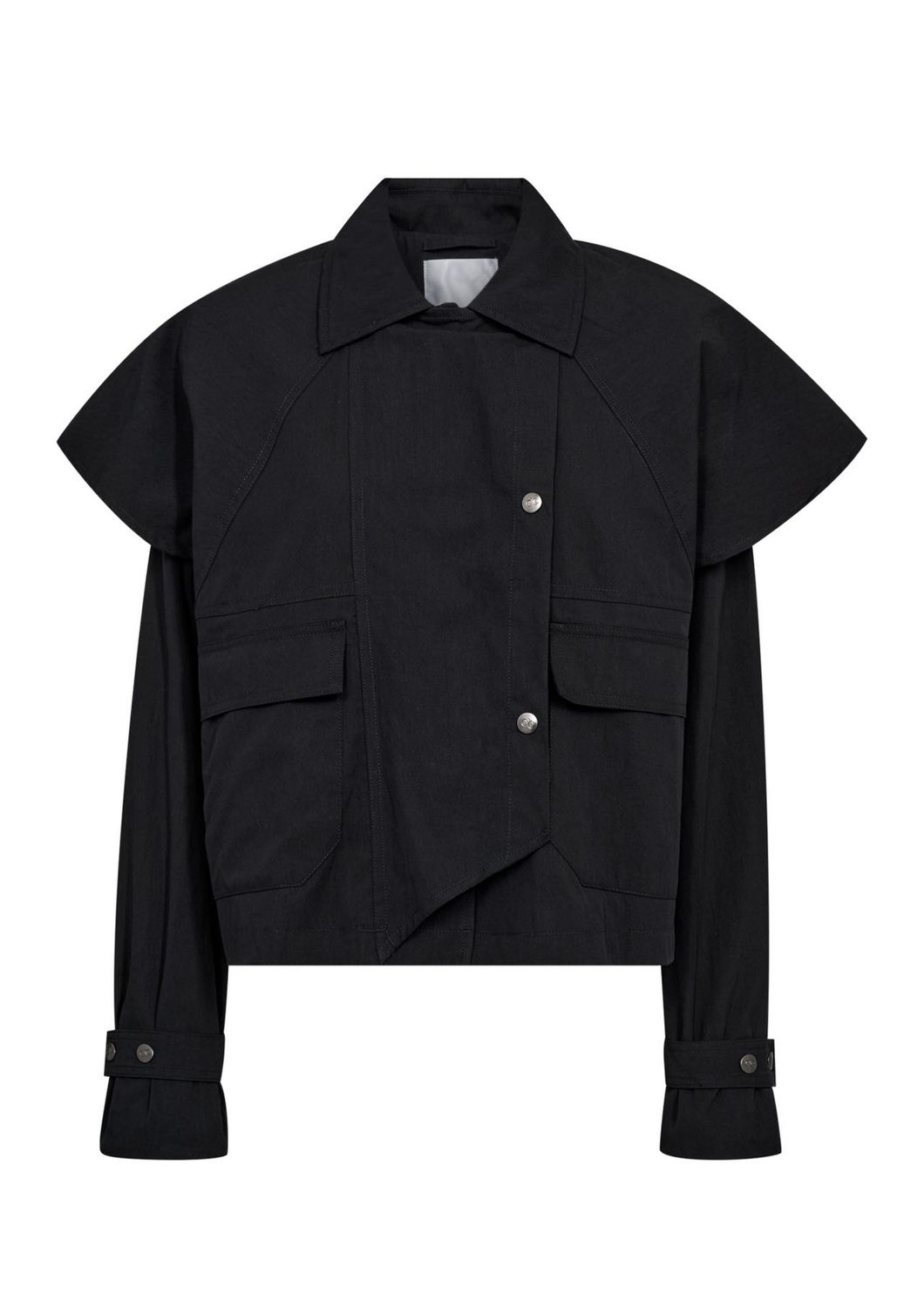 Co'Couture Black KeshaCC Cape Jacket