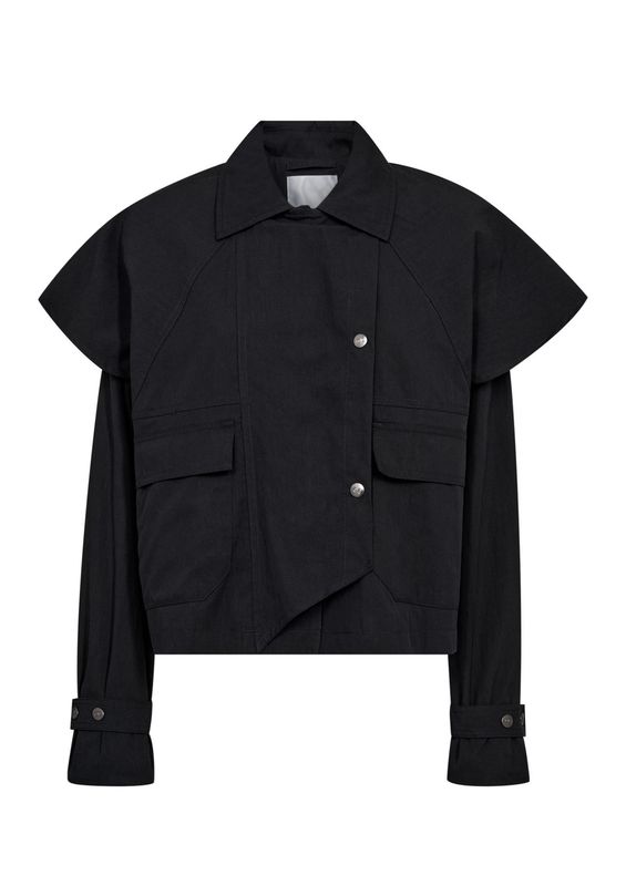 Co'Couture Black KeshaCC Cape Jacket