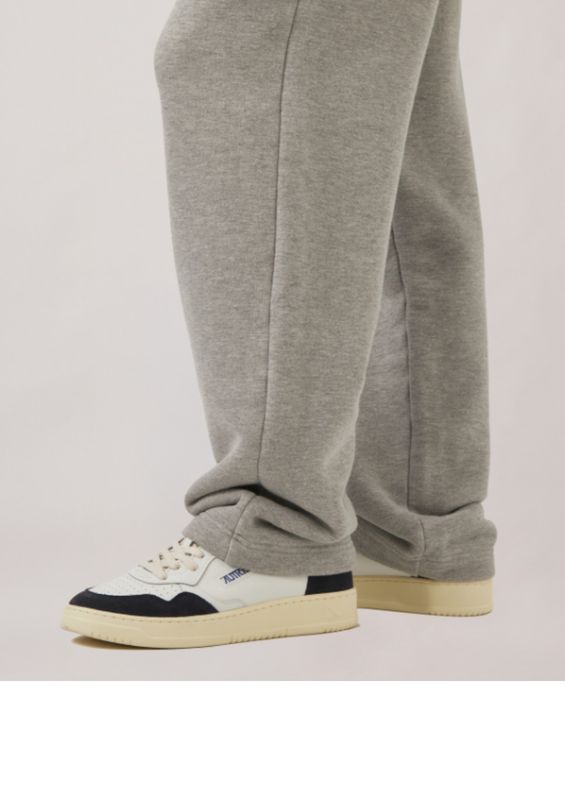 Autry White leather Ocean Suede Medalist Low
