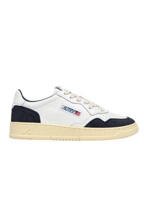 Autry White leather Ocean Suede Medalist Low