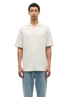 Samsoe Samsoe Clear Cream Samac v-neck polo 15974