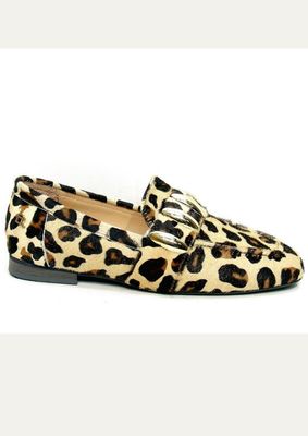 Babouche Lincey loafer Leopardo