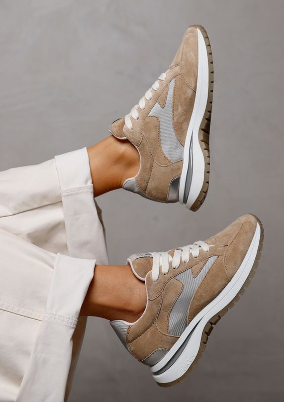 Via Vai usher Riggs beige dames sneaker