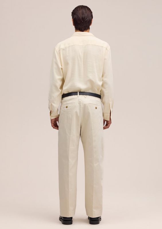 NN07 Kay Pleated tailored relaxed fit Trouser Ivory