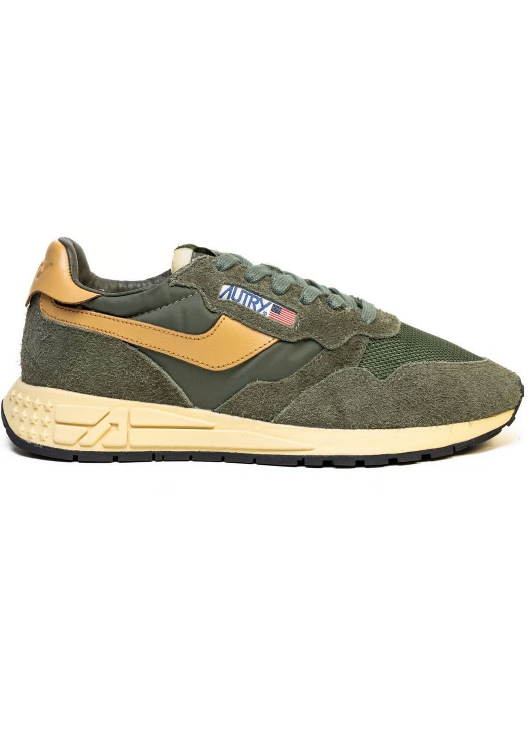 Autry Reelwind Khaki taffy Low sneakers