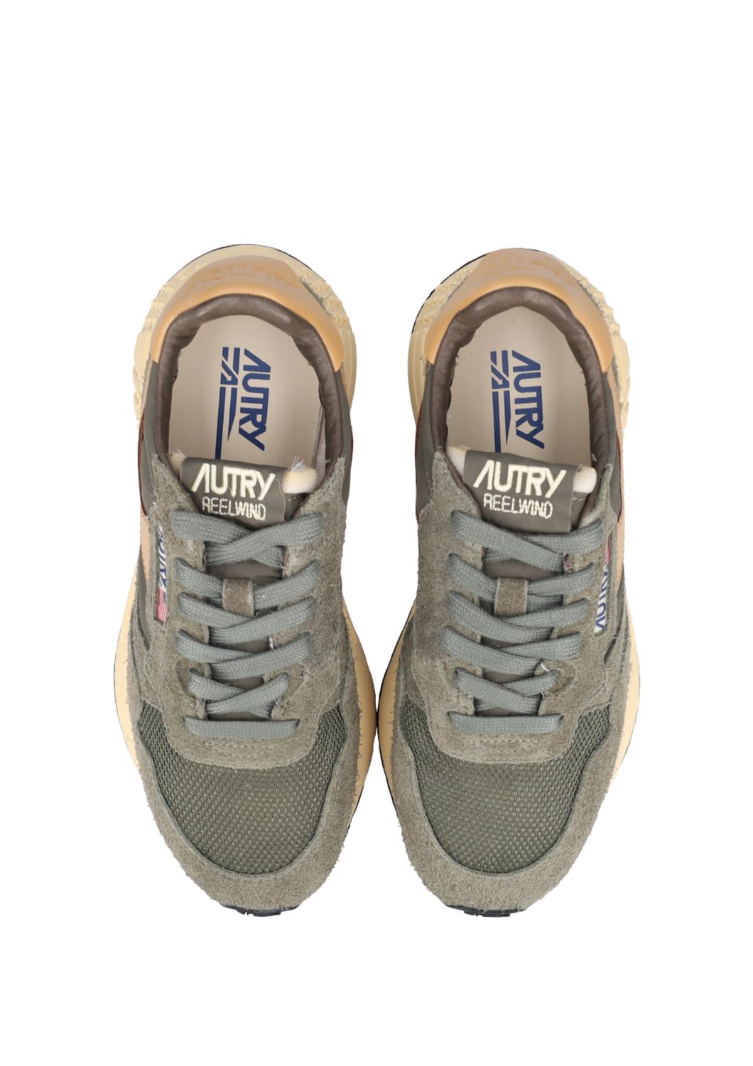 Autry Reelwind Khaki taffy Low sneakers Autry Reelwind Khaki taffy Low sneakers