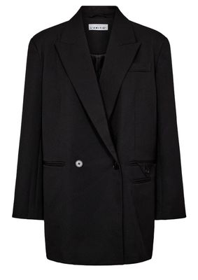 Haute L’Amitié Premiere Oversize Triangle Blazer Black