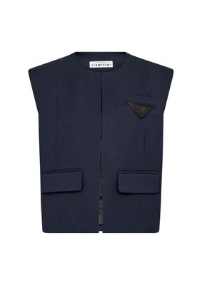 Haute L’Amitié Premiere Box Waistcoat Navy