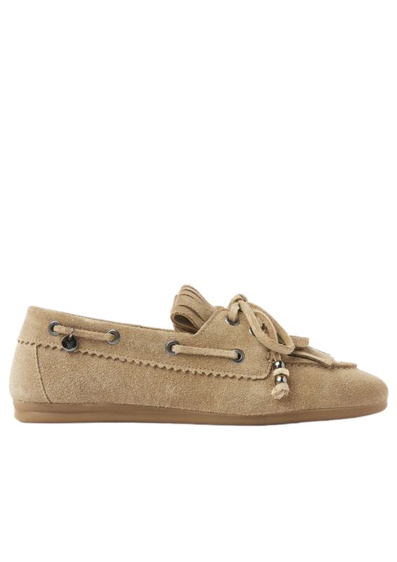 Via Vai Beige June Loua dames Moccasin