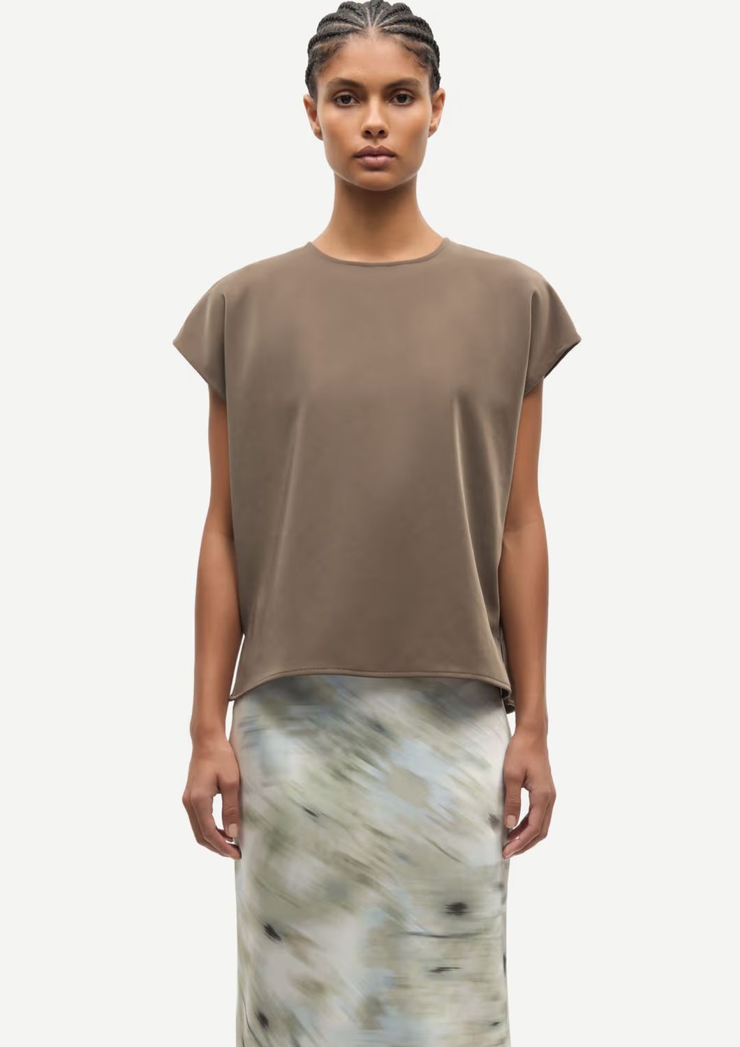 Samsoe Samsoe Sahoy top 7331 Major Brown