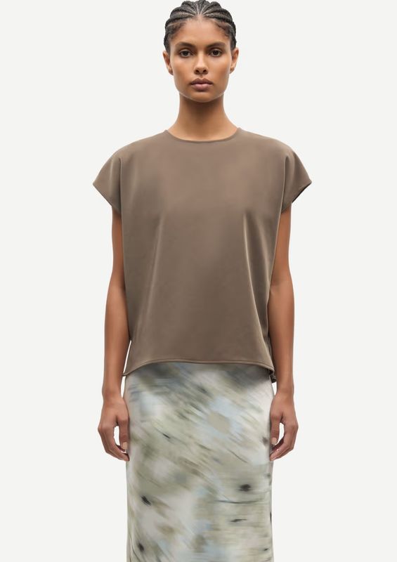 Samsoe Samsoe Sahoy top 7331 Major Brown