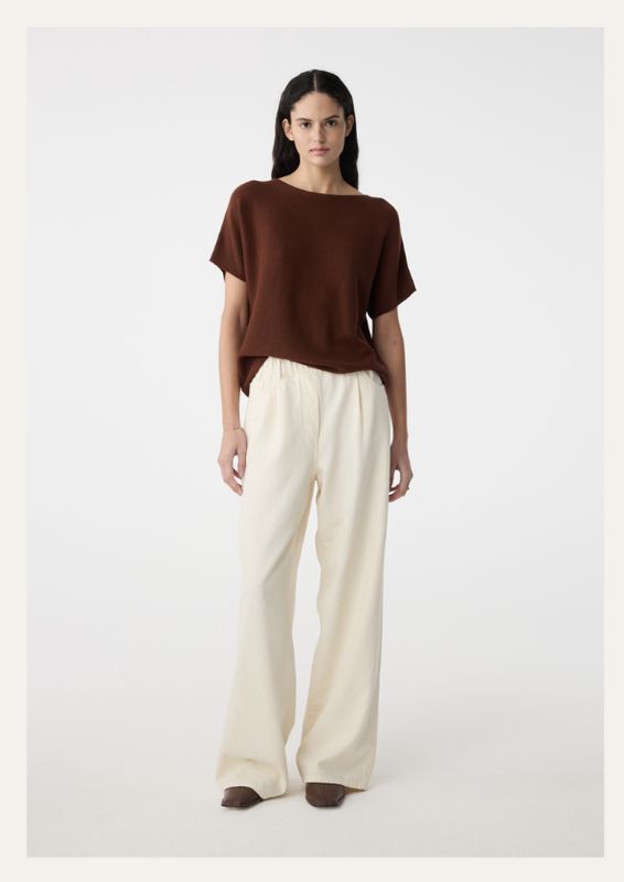 Knit-ted Twiggy Pants Ivory