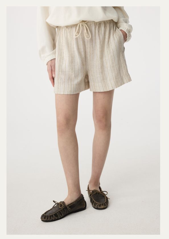 Knit-ted Mieke Shorts Sand Knit-ted Mieke Shorts Sand
