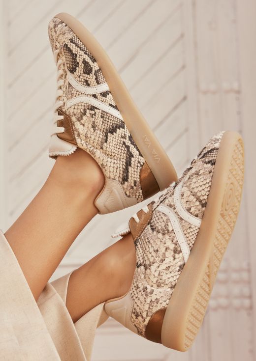 Via Vai Nilla Khloe slangenprint dames sneaker