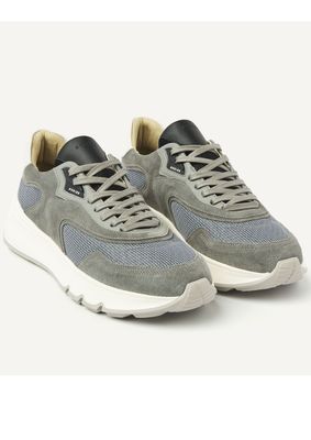 Nubikk Luca Noa Grijze Combi Sneakers voor Heren