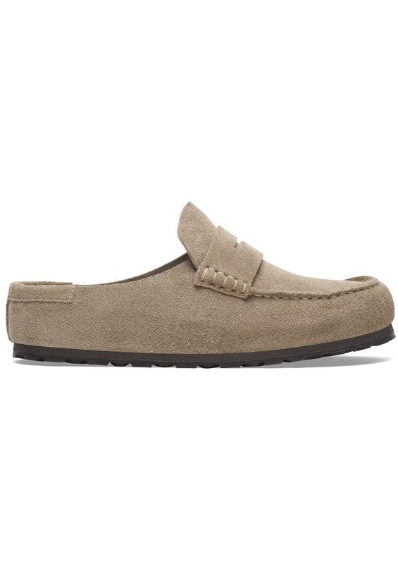 Birkenstock Naples Wrapped suede Taupe