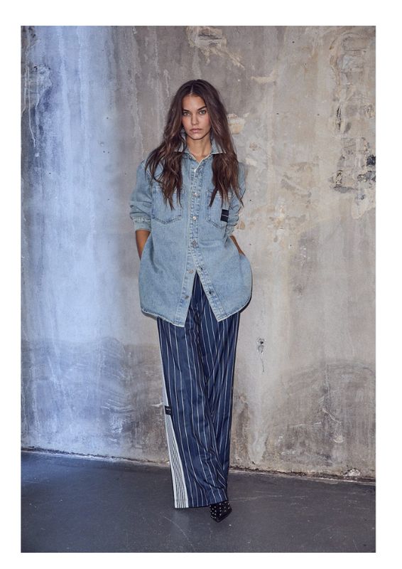 Haute L’Amitié Miley Denim Shirt Bleached Denim