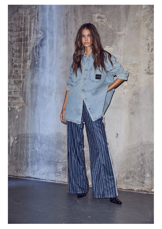 Haute L’Amitié Miley Denim Shirt Bleached Denim