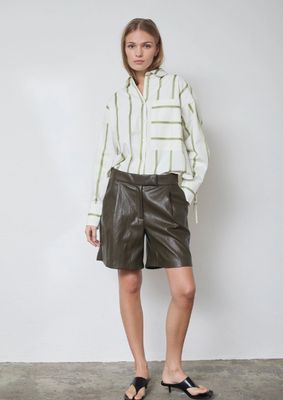 Co’Couture GittCC Pleat Shorts Army