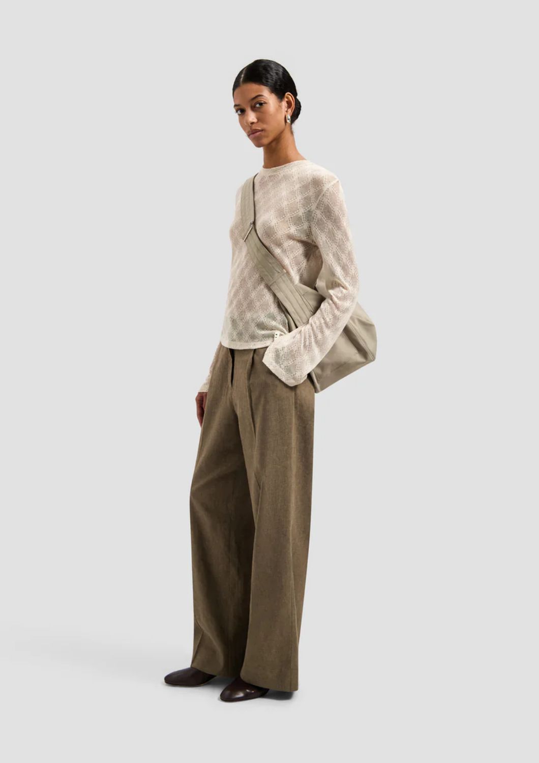OLAF Linen Tailored Trousers Treehouse