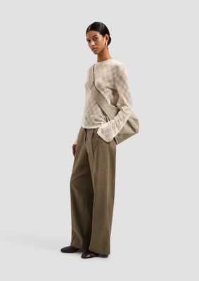 OLAF Linen Tailored Trousers Treehouse