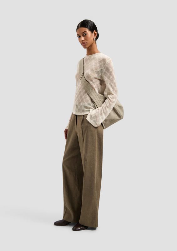 OLAF Linen Tailored Trousers Treehouse