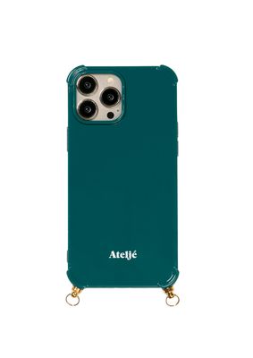Ateljé Teal recycled iPhone case no cord
