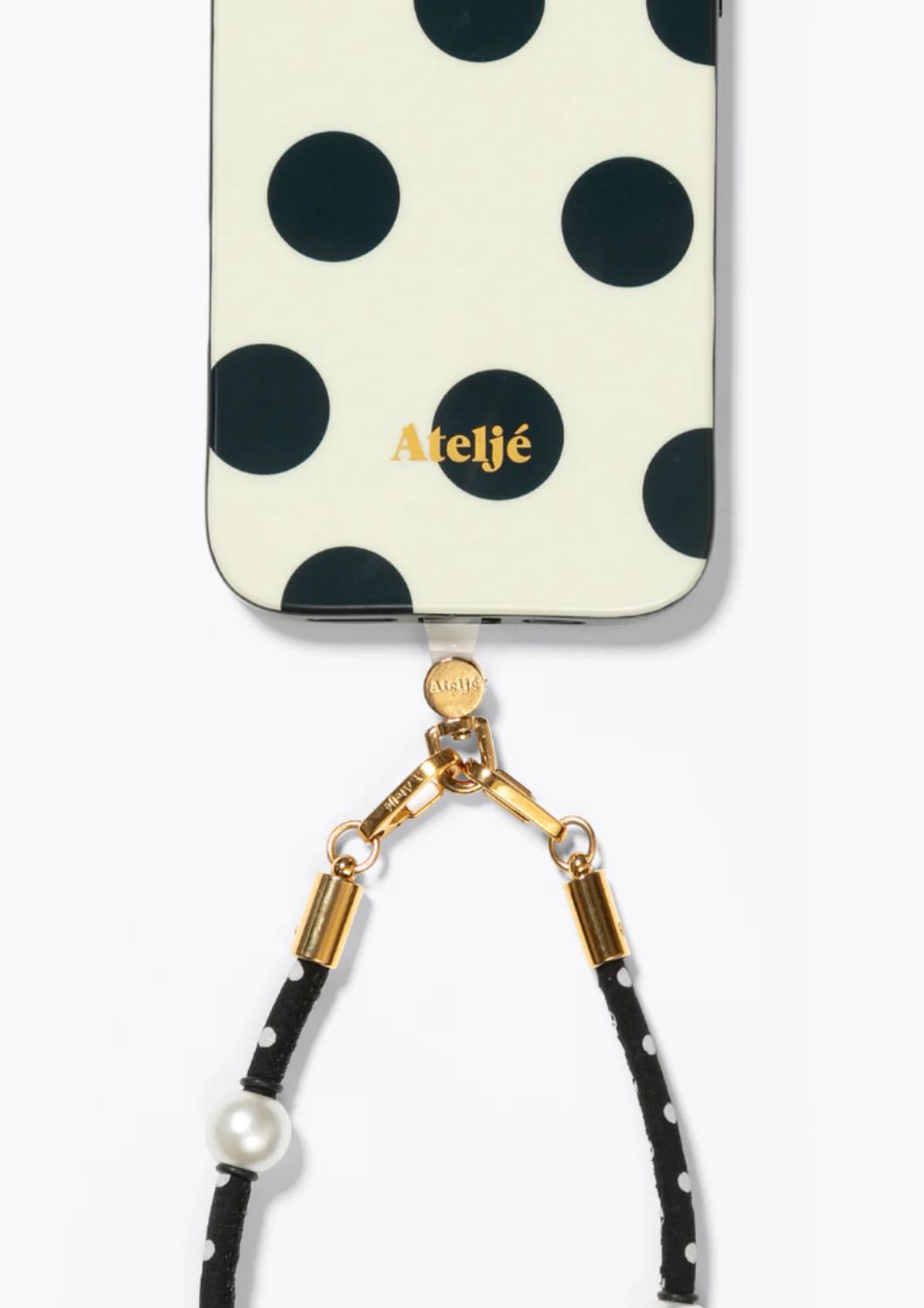 Ateljé Phone cord connector gold