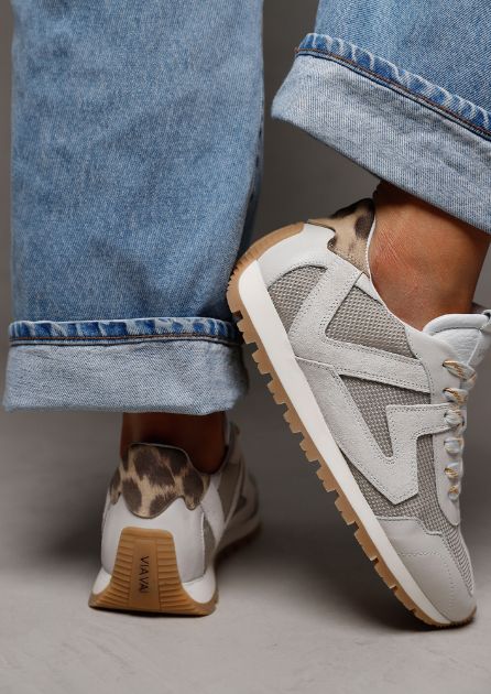 VIA VAI Scott Kenzie witte dames sneakers