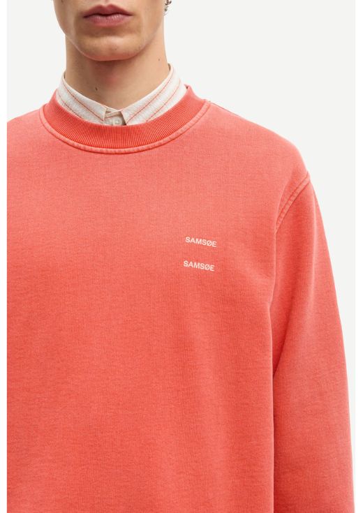 Samsoe Samsoe Sajoel sweatshirt 14485 Aurora Red