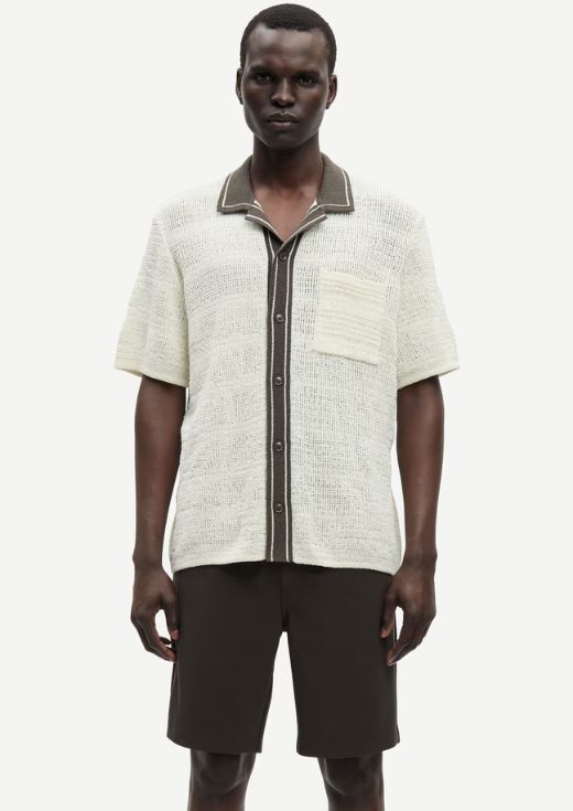 Samsoe Samsoe Sapercy shirt ss 15936 clear cream