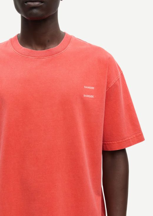 Samsoe Samsoe Sajoel t-shirt 15489 Aurora Red