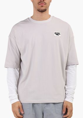 Hi-Tec HTS74 LM Layered Tee Gray White