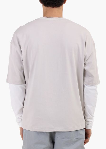 Hi-Tec HTS74 LM Layered Tee Gray White