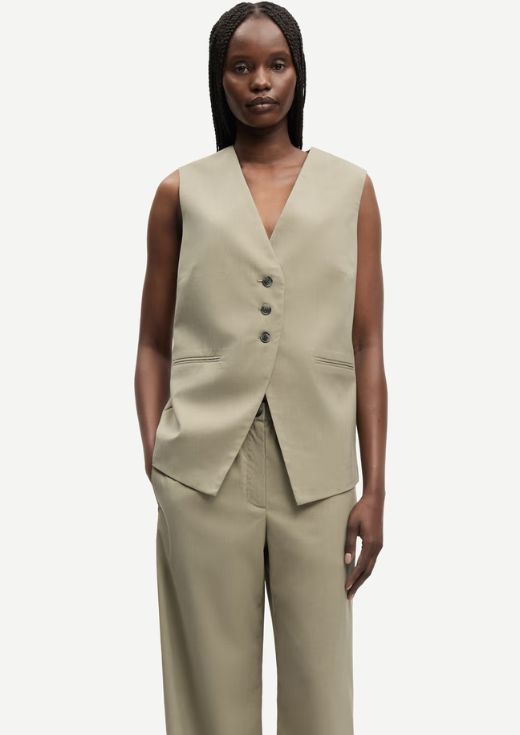 Samsoe Samsoe Satova vest 15145 Overland trek melange