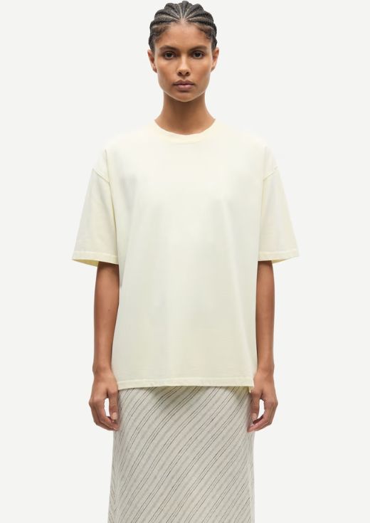 Samsoe Samsoe Eira t-shirt 11725 Ethereal green pigment