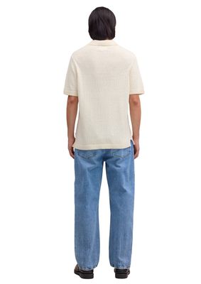 NN07 Randy Boucle Yarn polo Ecru