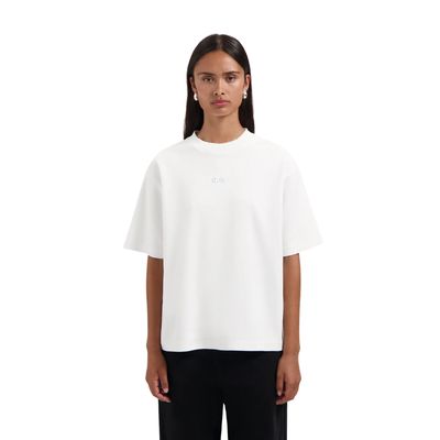 OLAF Retro Logo Boxy Tee Optical White