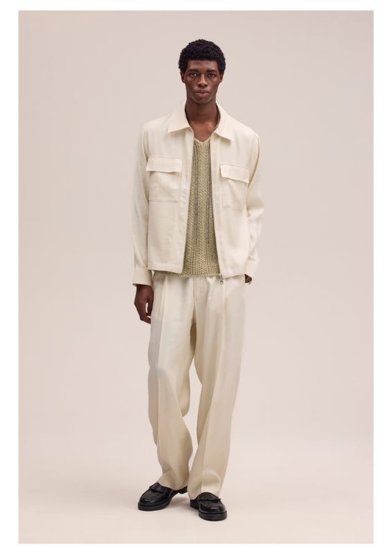 NN07 Alban Linen Blend Hybrid Ivory