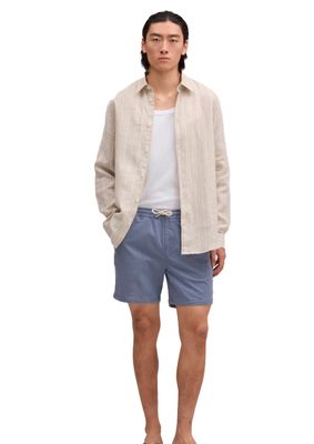 NN07 Gregor Shorts - Lyocell blend shorts Stone Blue