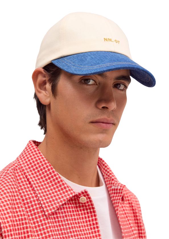 NN07 Logo - Canvas cap medium indigo