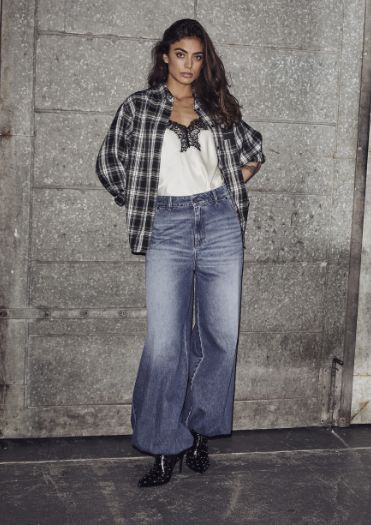 Haute L’Amitié Harem Tall Pant Bleached Denim